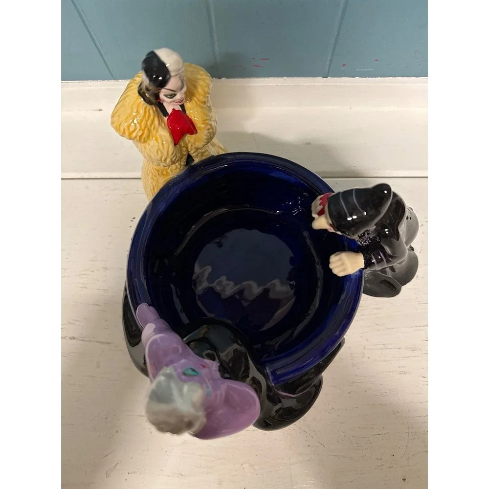Disney Villains‎ Ursula Henchmen Cauldron Trinket Candy Dish Cruella Evil Queen